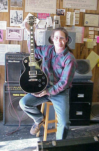 Wade with Les Paul refin