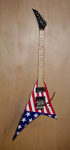 Rick Richardson Flag Guitar